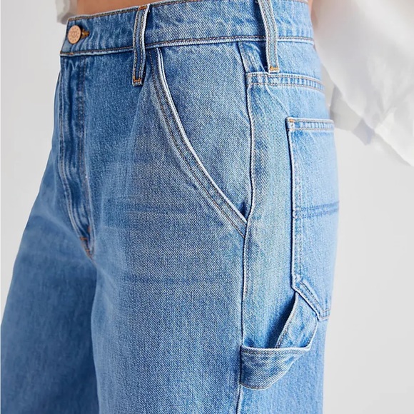 Mother The Fun Dip Utility Puddle Jeans 33 - Picture 4 of 14